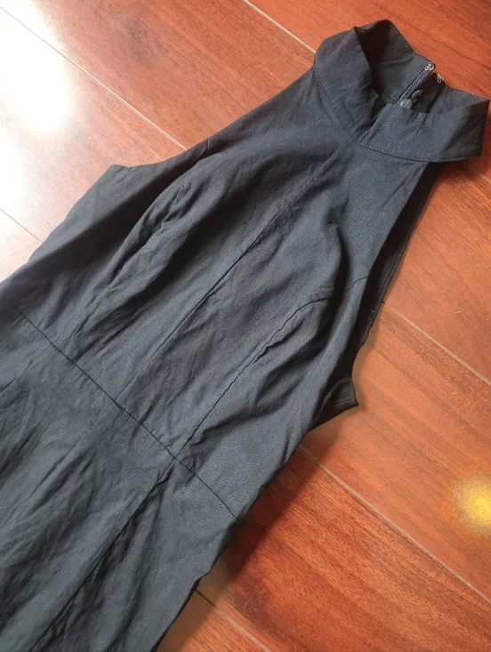 Antropologie Midi Black Dress XXS - Picture 3 of 7